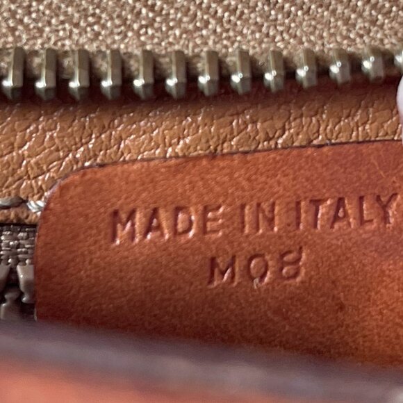 CELINE Vintage Macadam Clutch/Second Bag w/ Strap - Preowned - Picture 11 of 15